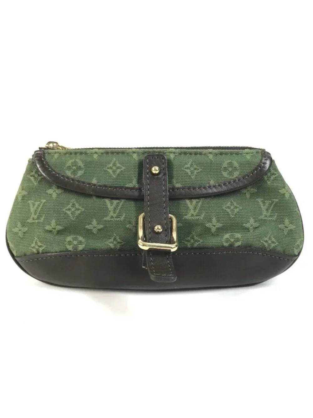 Louis Vuitton Pouch Ansophie Monogram Mini Canvas Khaki